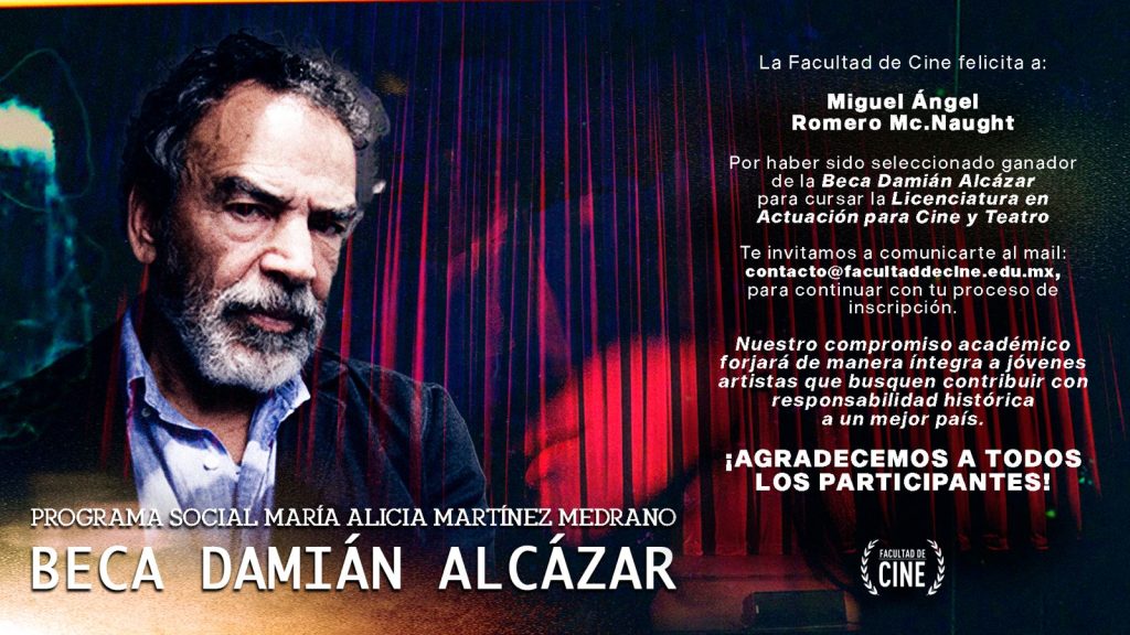 Convocatoria Beca - Facultad de Cine